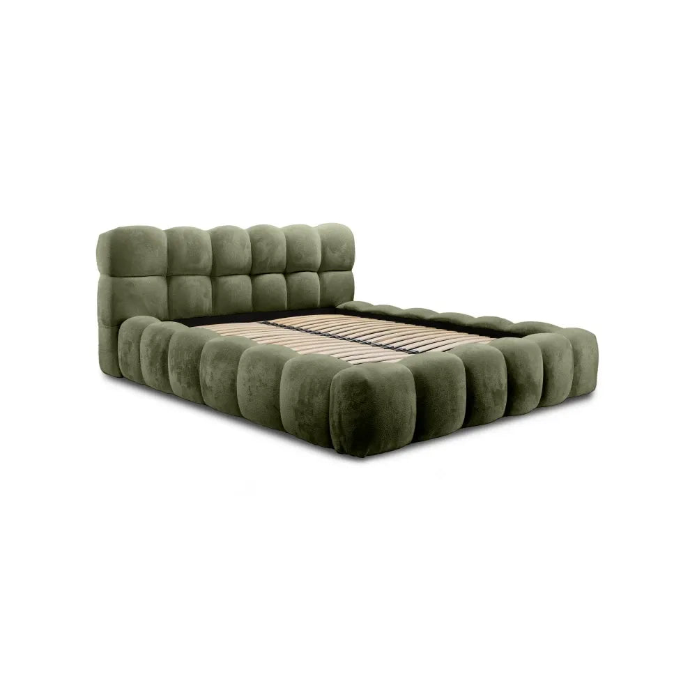 Pat 140x200cm tapitat cu Chenille Verde Boston