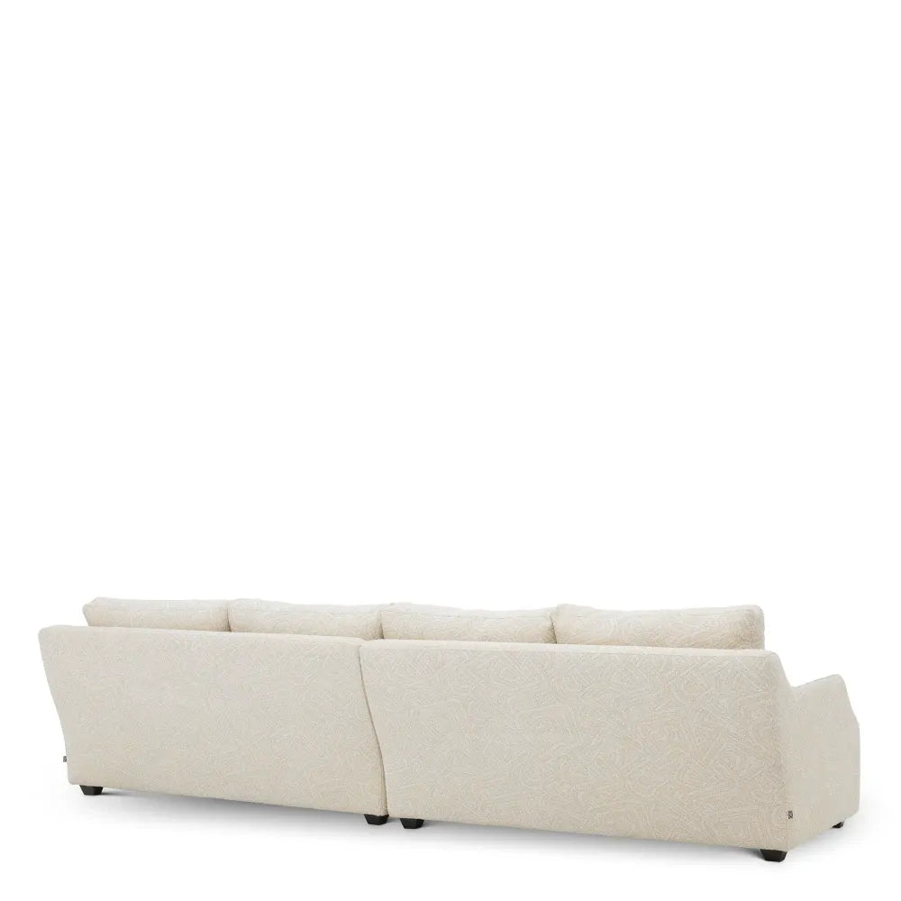 Canapea tapitat cu Stofa Camari Crem L325xA106xH87cm Bellavoir Eichholtz