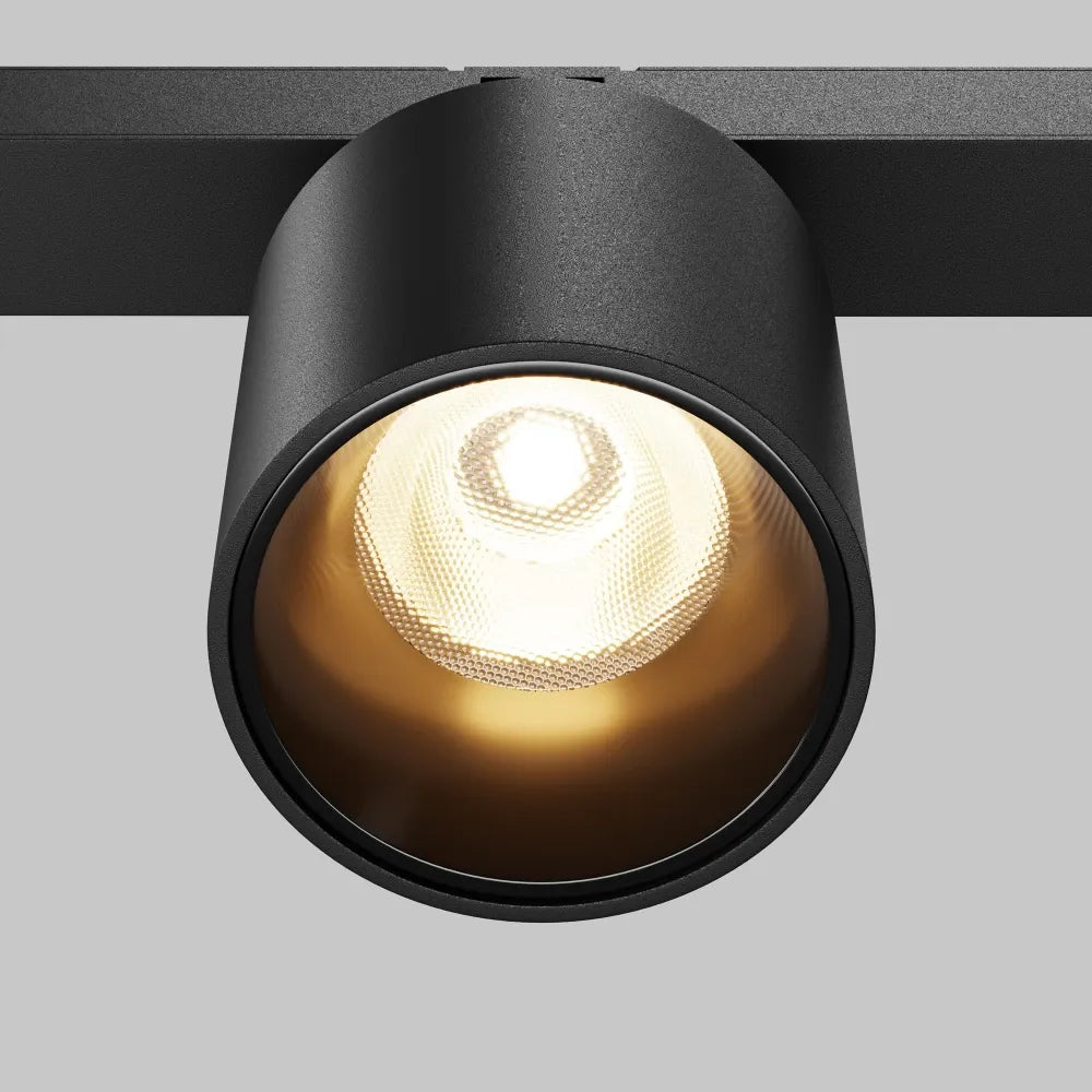 Spot pentru sina Exility din Aluminiu Negru H9.6xL19.3cm 7W 330lm 3000k Alfa S