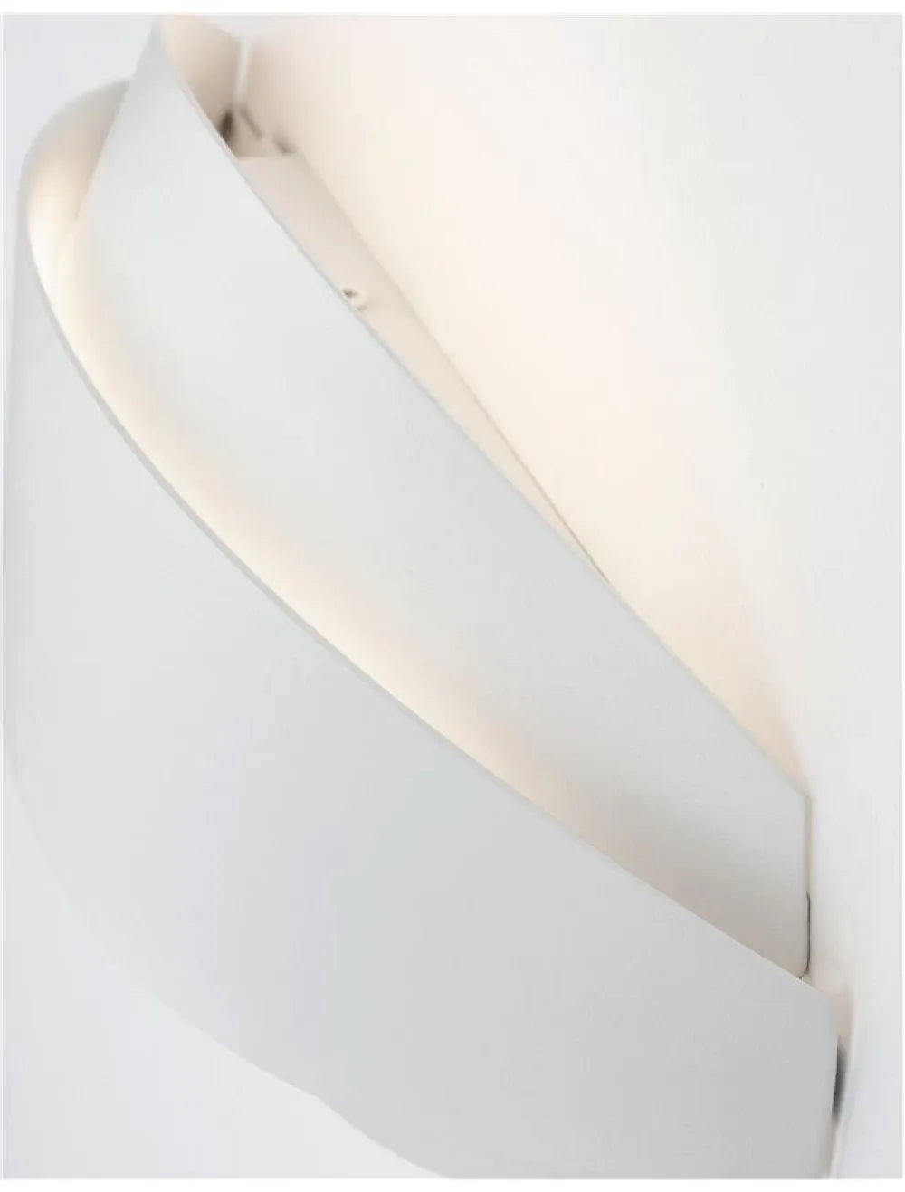 Aplica de perete structura din Metal Alb si abajur din Acrilic  H16xL28.5cm IP20 20W 1183lm 3000k ASTRID