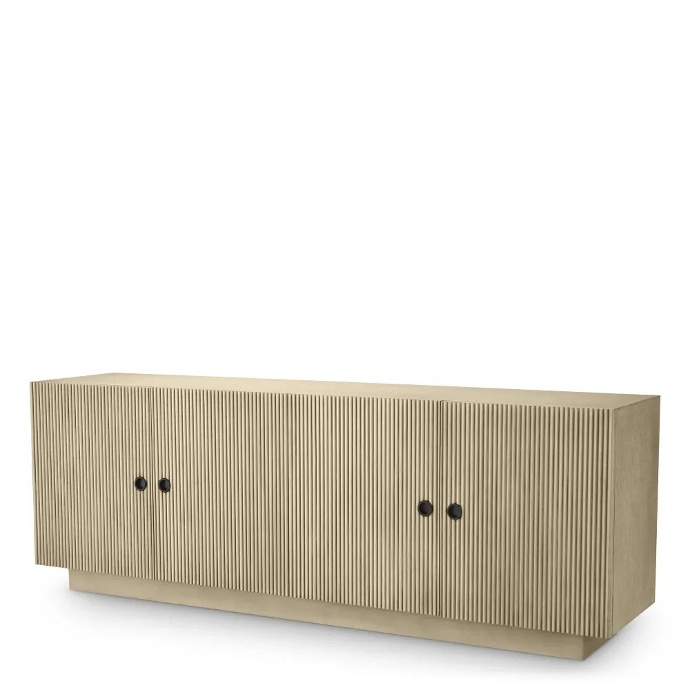 Comoda din Furnir de stejar Maro deschis L220xH78cm Dimitrios Eichholtz