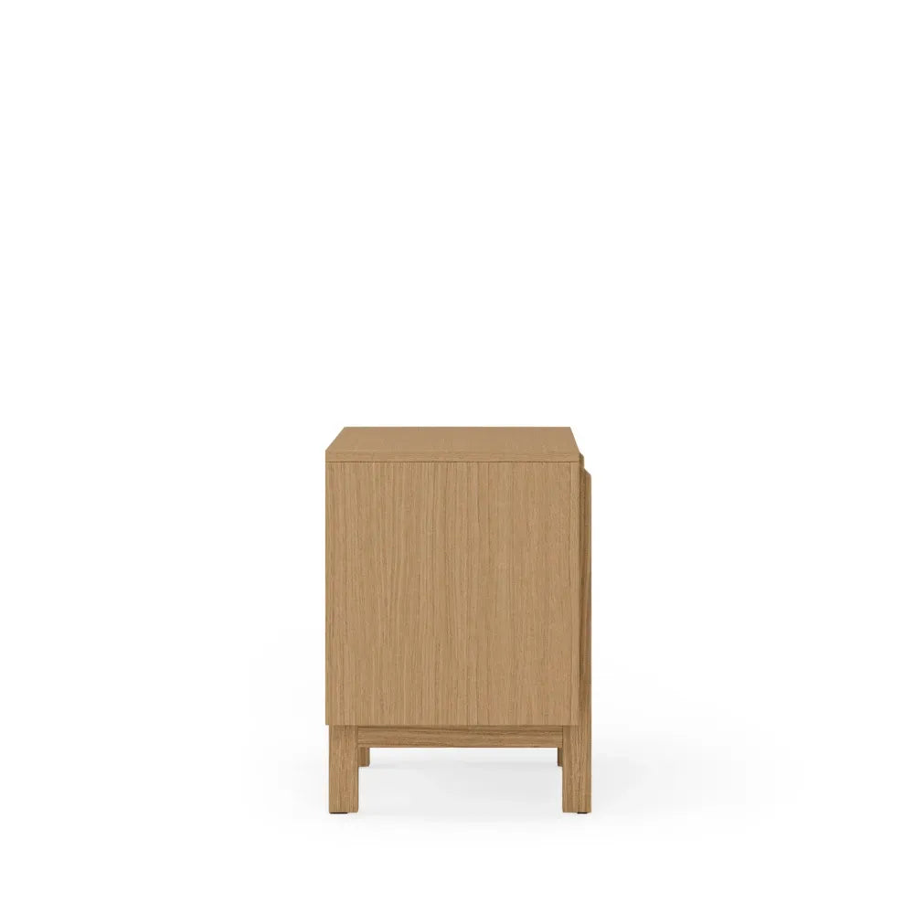 Noptiera cu sertare Pacific de culoare stejar L40xH48cm