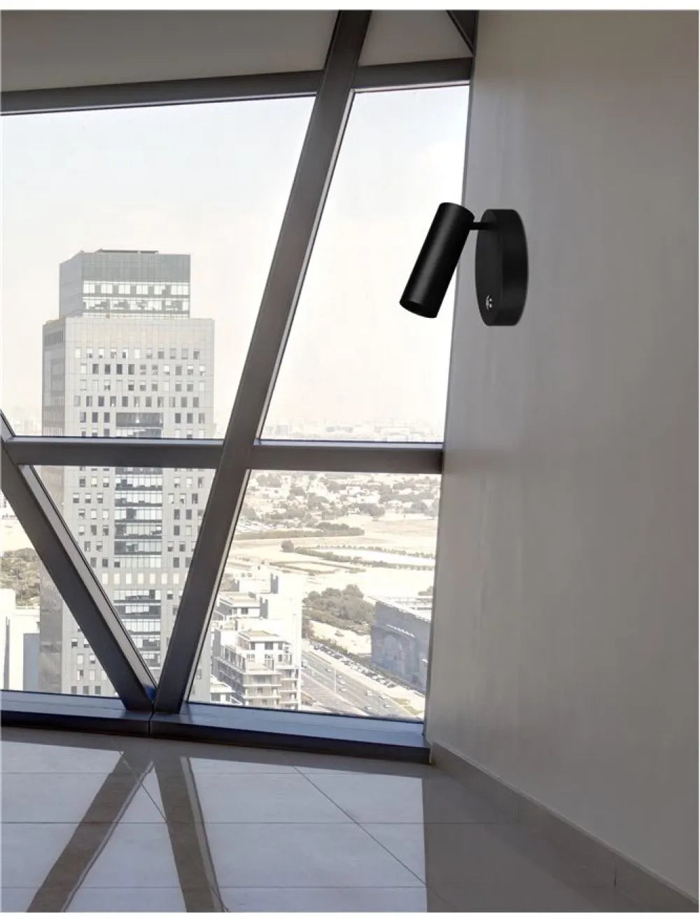 Aplica de perete din Metal Negru H15xL15cm IP20 UMBERTO