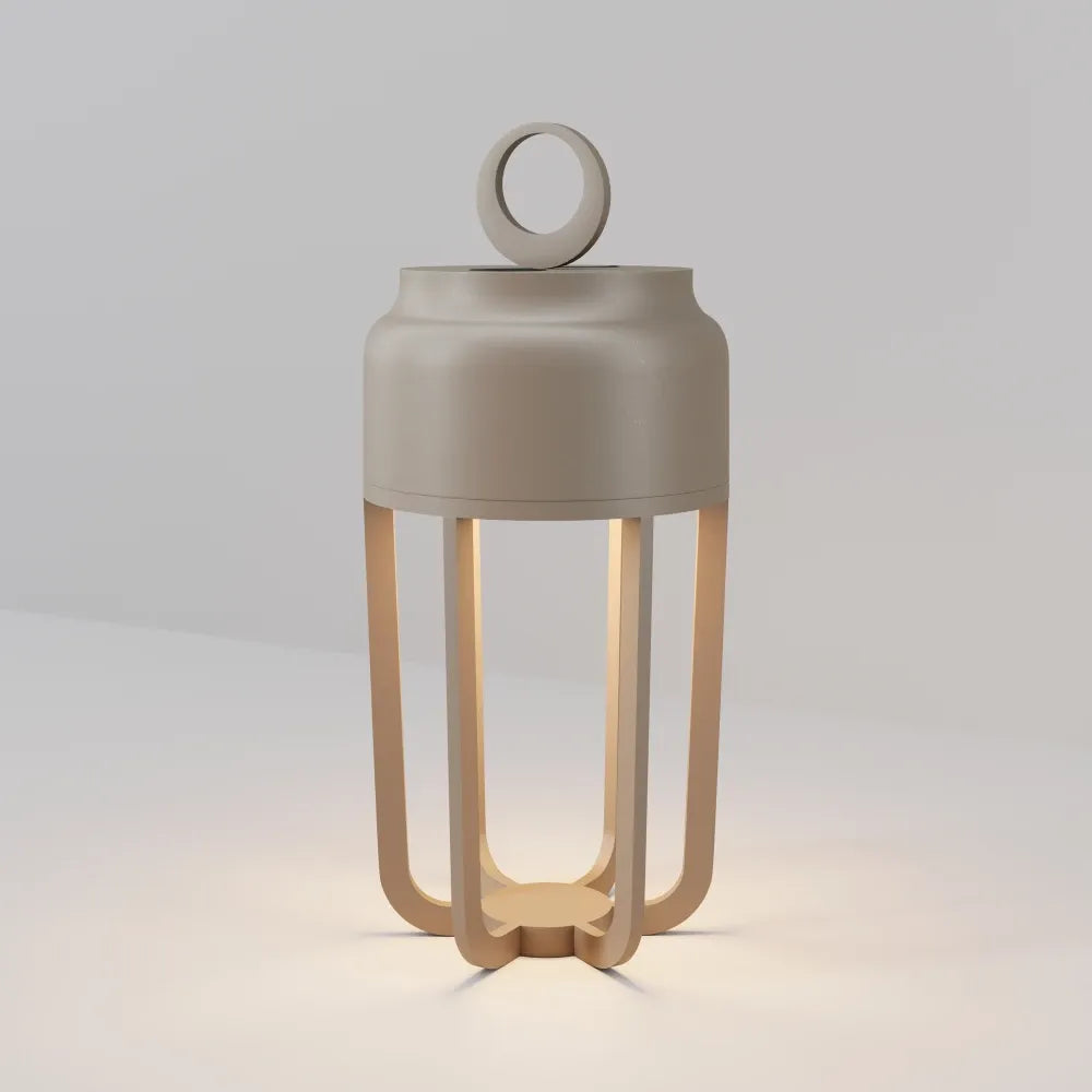 Lampa exterior din Metal Bej H22.2xD10cm Vetra