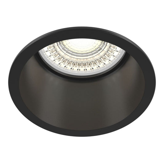Spot incastra din Aluminiu Negru D7xH6cm Reif