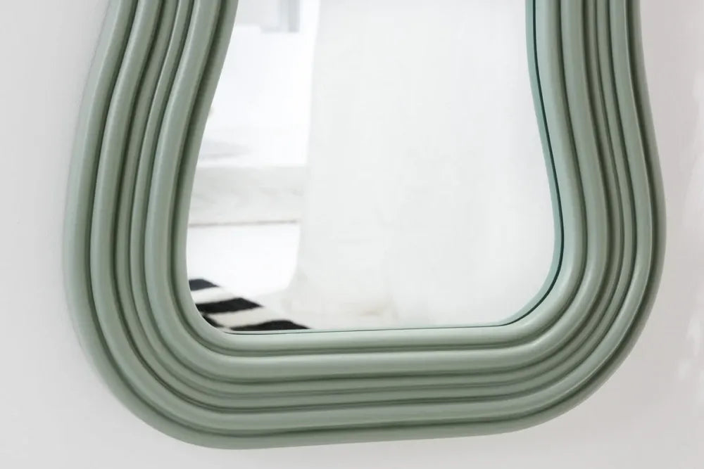 Oglinda cu rama din Poliuretan/MDF Verde H100xL52cm Alice Ii