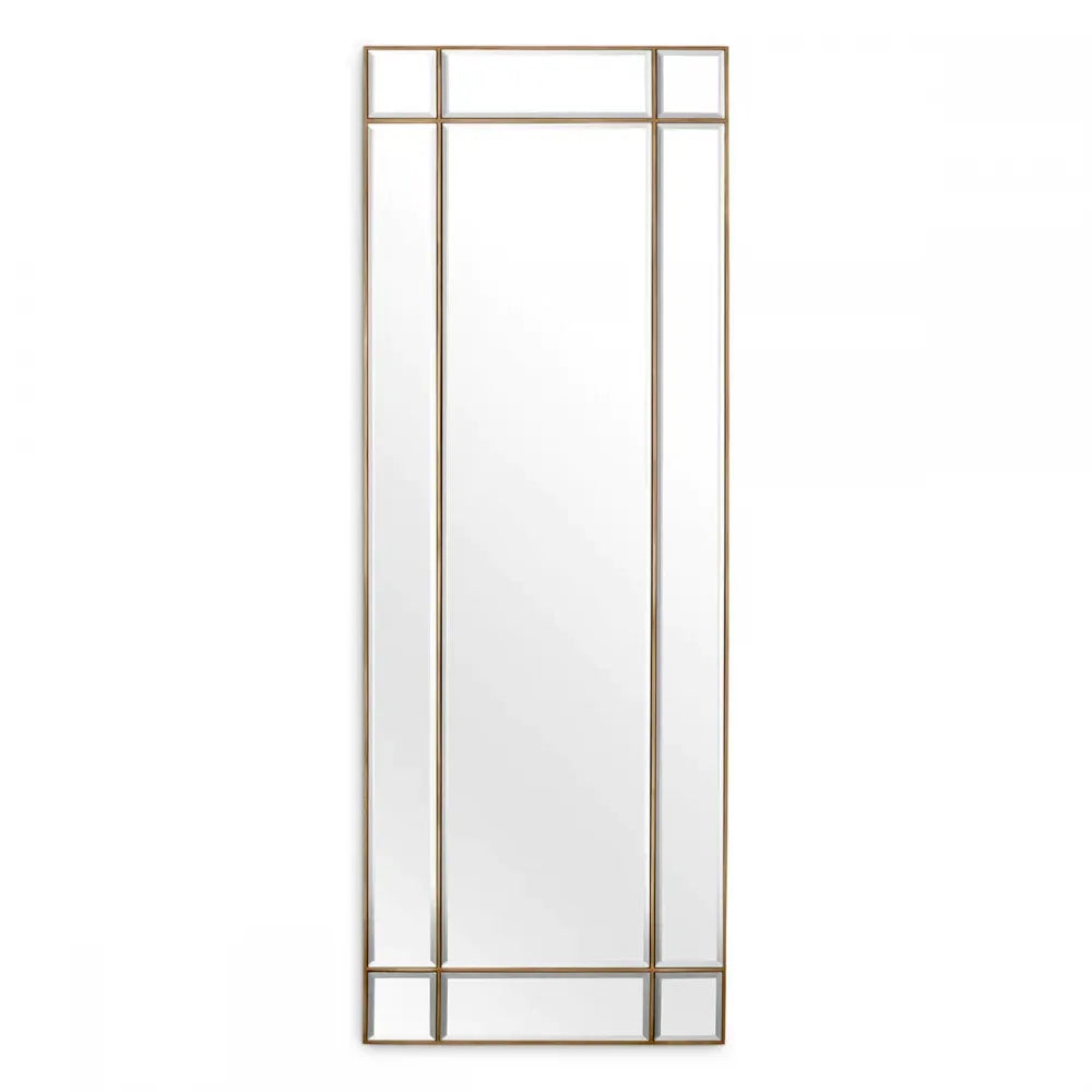 Oglinda Dreptunghiulara H215.5xL78.5cm Vintage brass Beaumont Eichholtz
