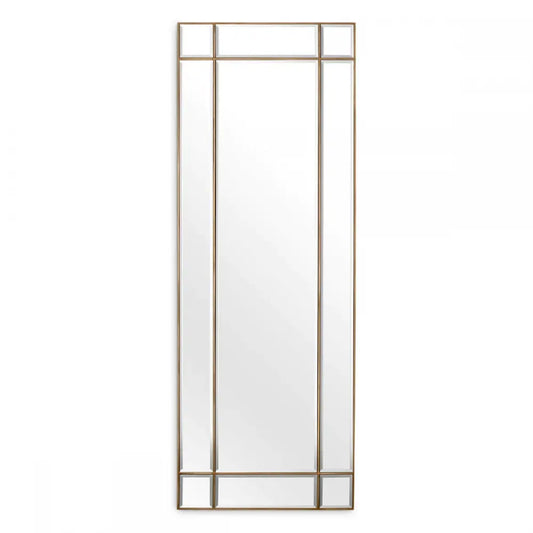 Oglinda Dreptunghiulara H215.5xL78.5cm Vintage brass Beaumont Eichholtz