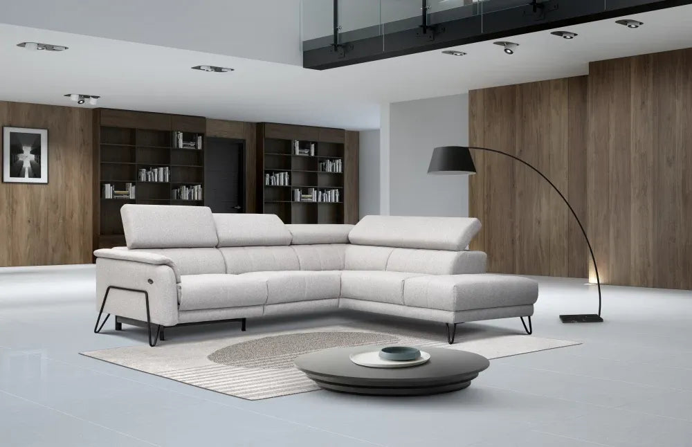 Coltar customizabil cu recliner in forma de L 281cm Oltens