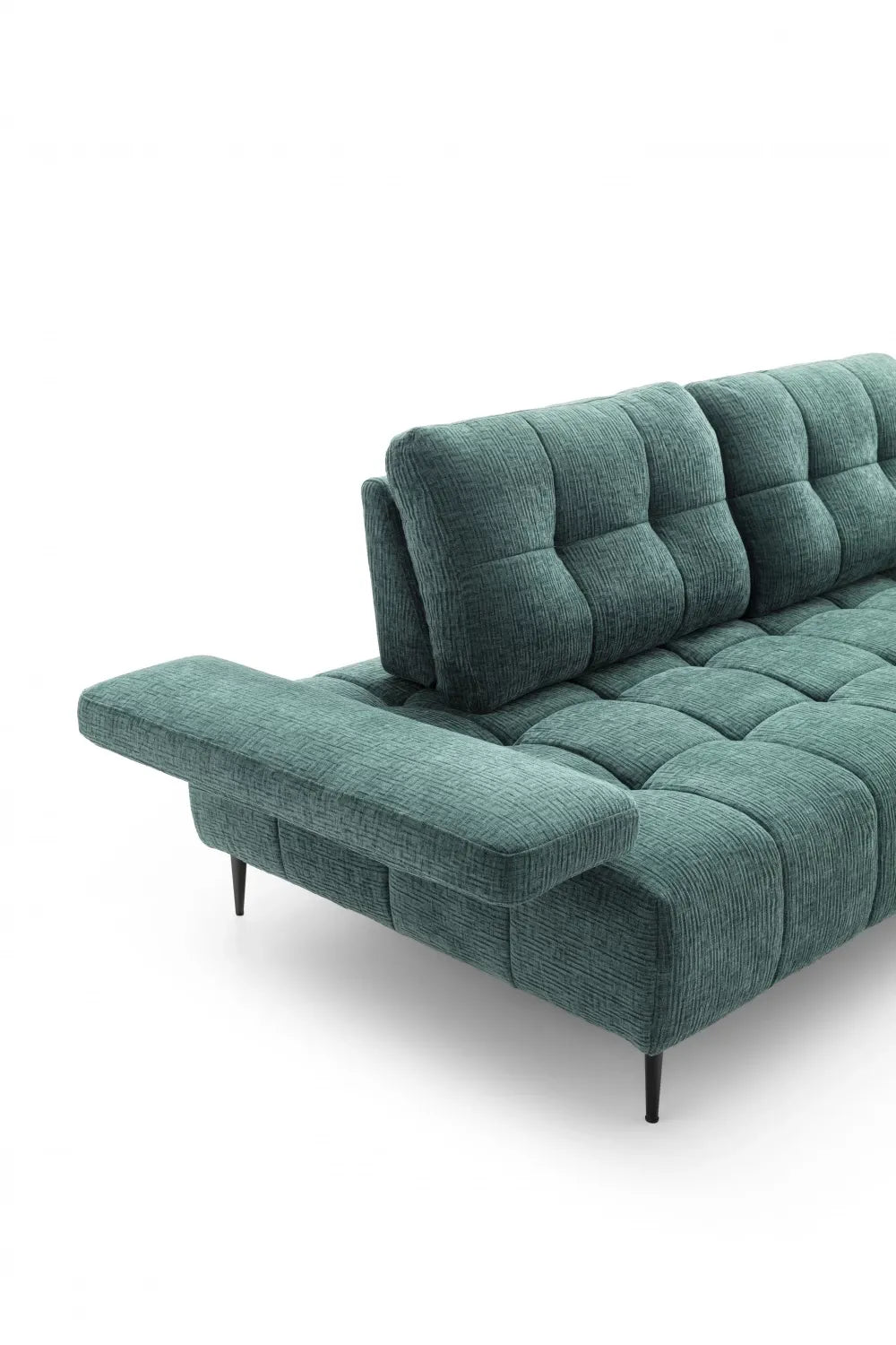 Coltar fix in forma de L modular cu spatar si brate reglabile L302-344cm Joplin