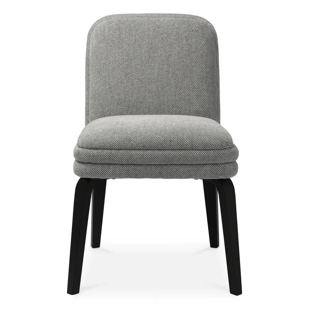 Scaun tapitat cu Stofa Gri L63xA50xH84cm Lucia Eichholtz