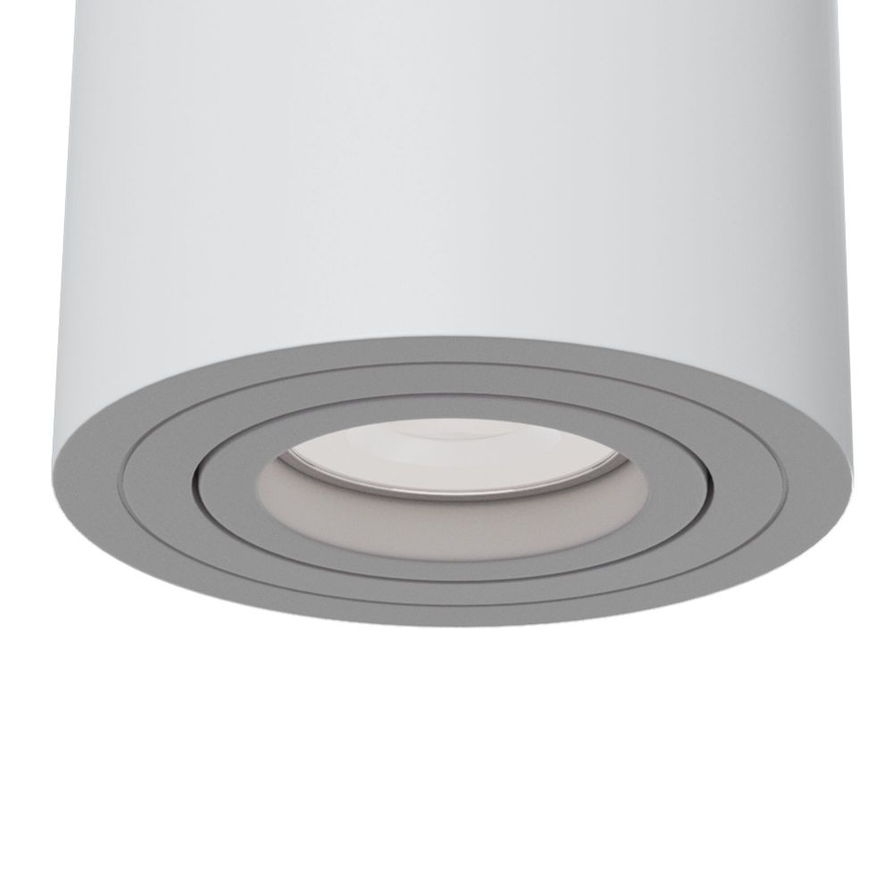 Spot aplicat din Aluminiu Alb D9xH12cm Alfa