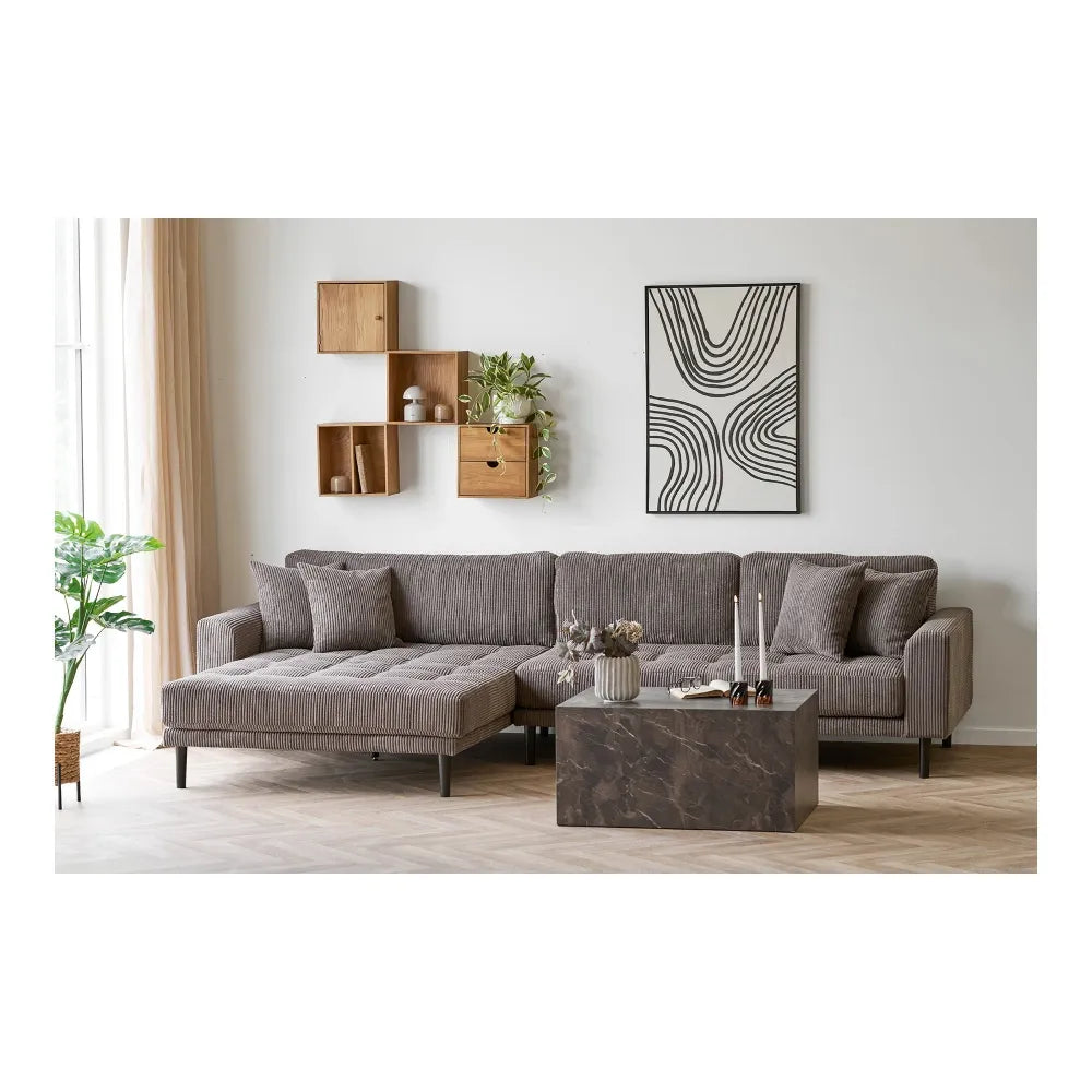 Set 4 rafturi suspendate din Lemn de stejar Maro L30xH30cm Townsville