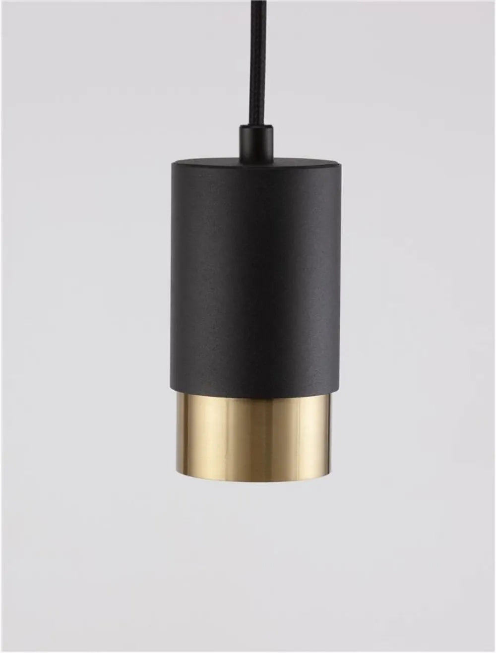 Pendul din Aluminiu Negru/Auriu H160.8xL5.9cm IP20 PONGO