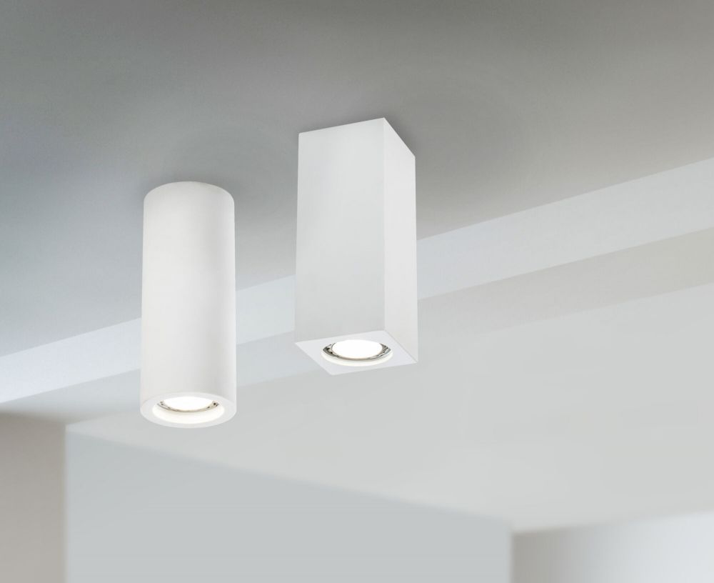 Spot aplicat din Aluminiu Alb D6xH13cm FOCUS