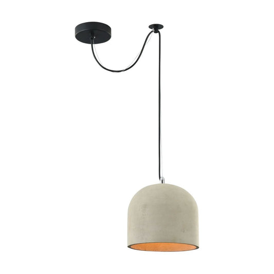 Pendul cu inaltime reglabila din Beton Gri D20xH223cm Broni