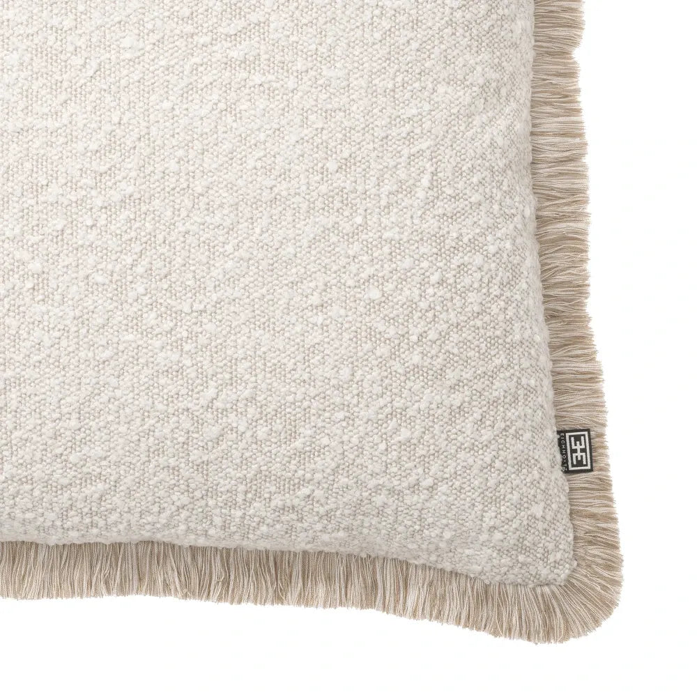 Perna decorativa din Stofa boucle Crem L60xHcm Nami L Eichholtz