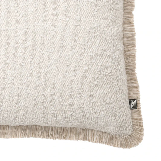 Perna decorativa din Stofa boucle Crem L60xHcm Nami L Eichholtz