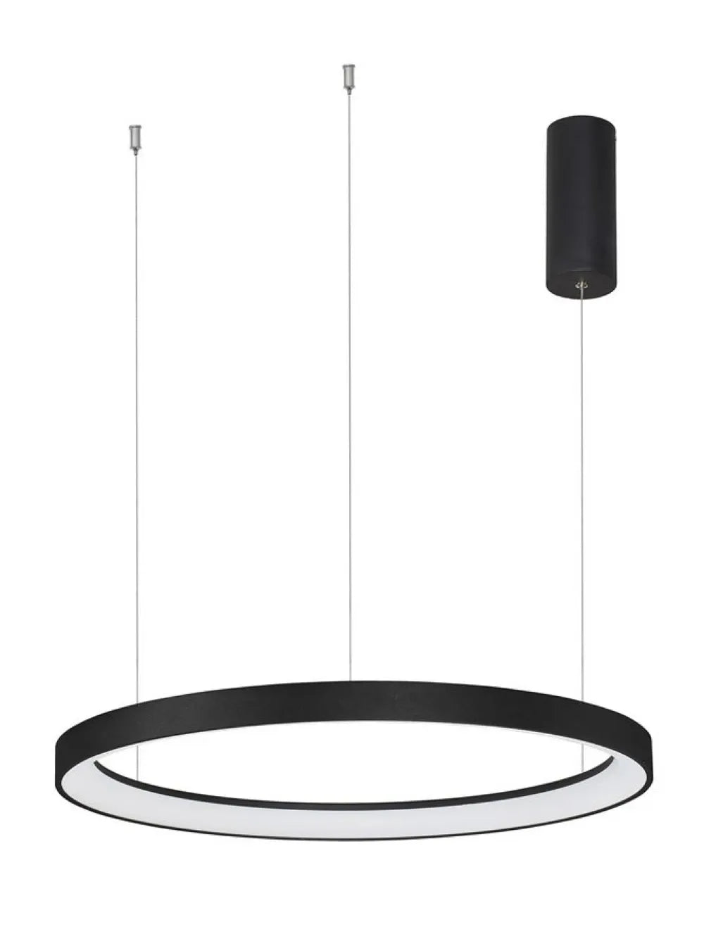 Lustra din Aluminiu Negru H150xL58cm IP20 48W 2880lm 3000k PERTINO