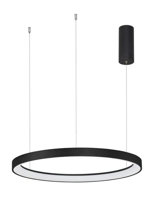 Lustra din Aluminiu Negru H150xL58cm IP20 48W 2880lm 3000k PERTINO