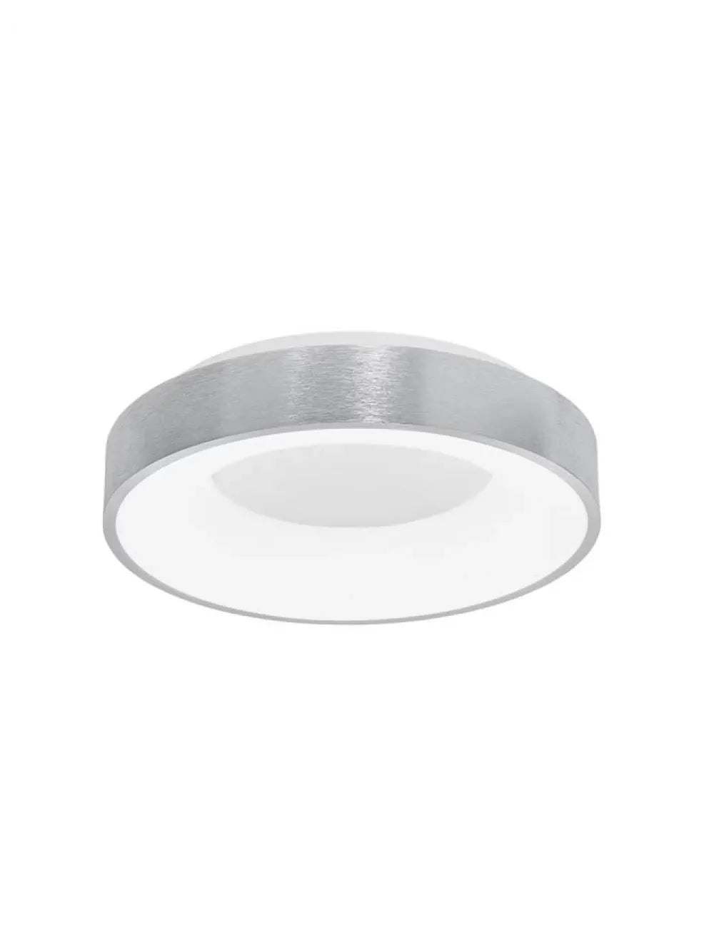 Plafoniera structura din Aluminiu Argintiu si abajur din Acrilic Alb H9xL38cm IP20 30W 1845lm 3000k RANDO THIN