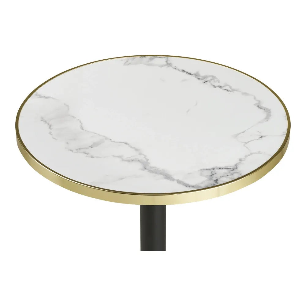 Masa de exterior din Aluminiu Negru D60xH73cm Bistro
