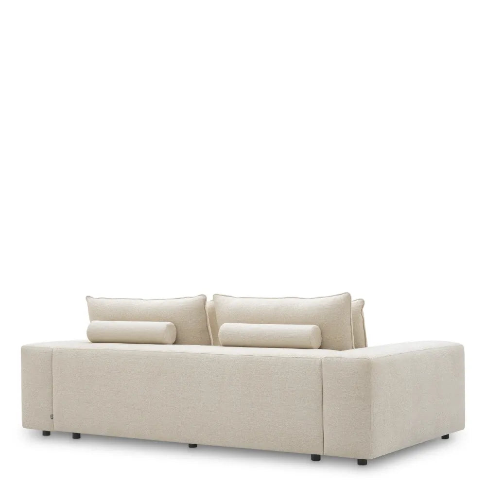 Canapea tapitat cu Stofa Bej L240xA120xH77cm Lounge Club L Eichholtz