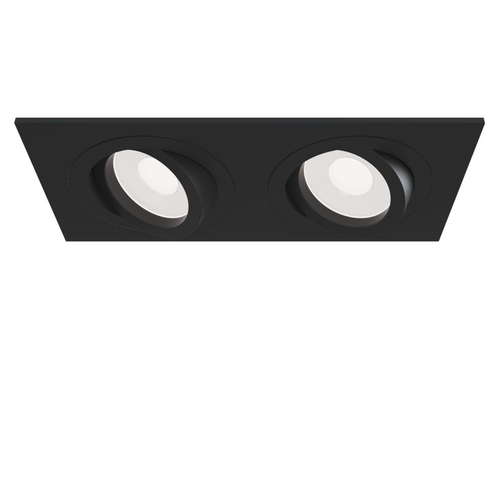 Spot incastra din Aluminiu Negru L18xH7cm Atom