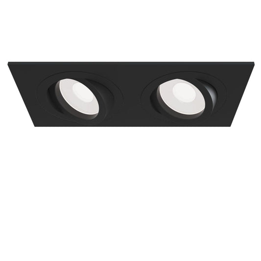 Spot incastra din Aluminiu Negru L18xH7cm Atom