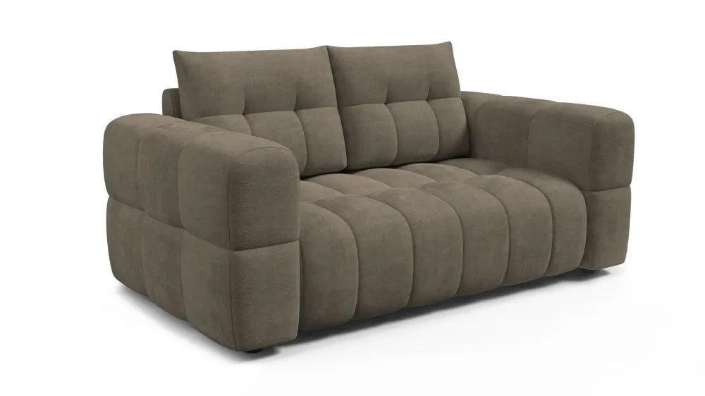 Canapea tapitata cu material pet friendly Alias maro L181x104cm