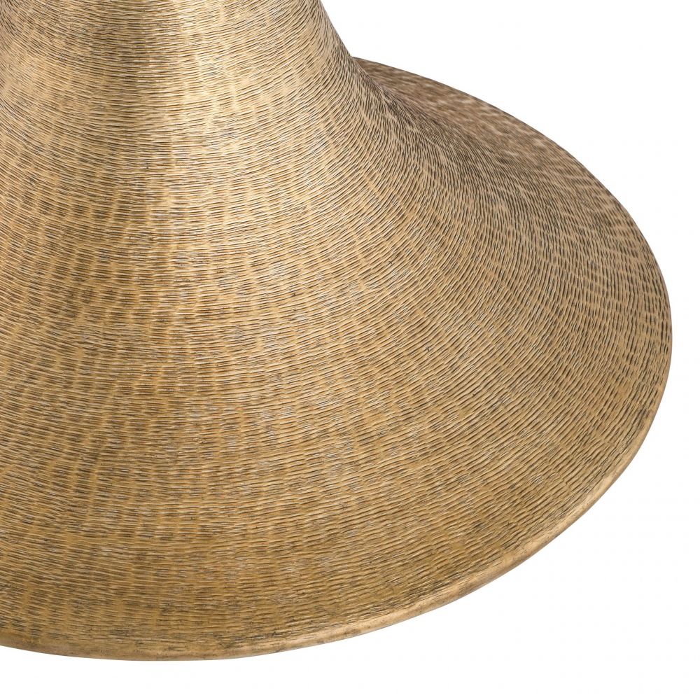 Masa rotunda din Furnir de stejar Auriu de 4-6 persoane D140cm Melchior