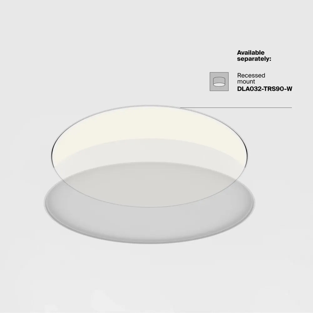 Plafoniera din Aluminiu Auriu mat H6xD60cm Zon