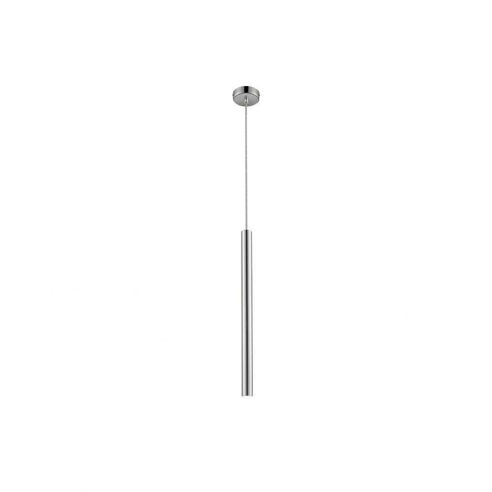 Pendul cu inaltime reglabila din Metal Argintiu cu LED  D3xH140cm Varas