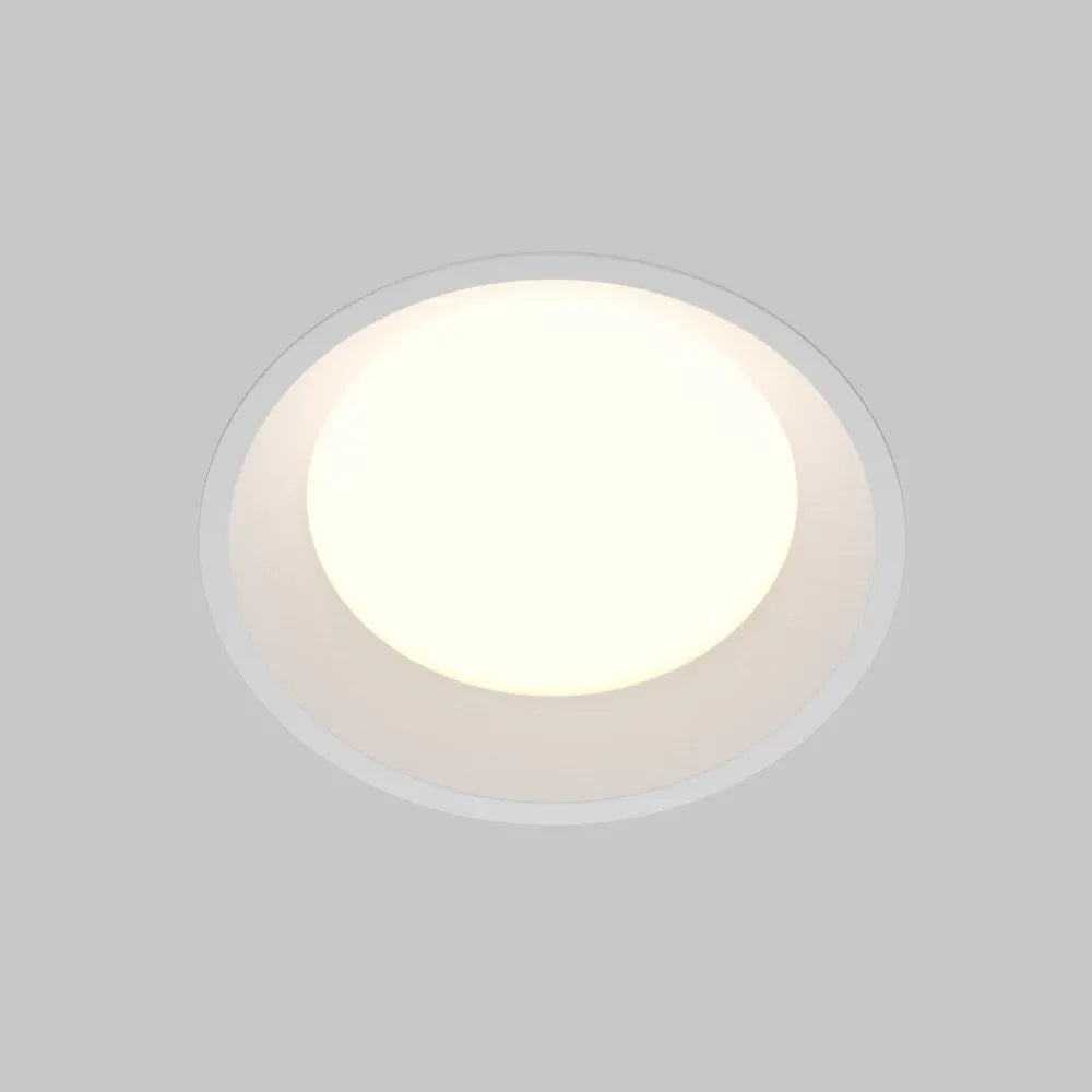 Spot incastrat din Aluminiu/plastic Alb H6xD15.5cm 18W Okno