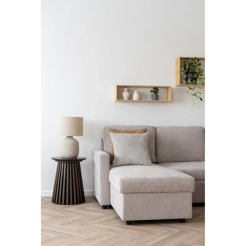 Perna decorativa din Textil Bej 45x45cm Kobe