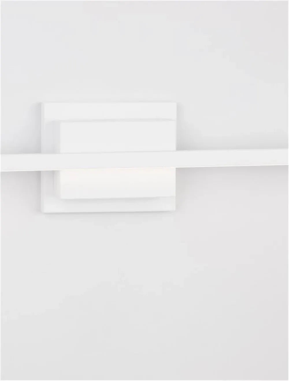 Aplica de perete structura din Aluminiu Alb si abajur din Acrilic  H11.8xL90.5cm IP20 21W 1200lm 3000k AZURE