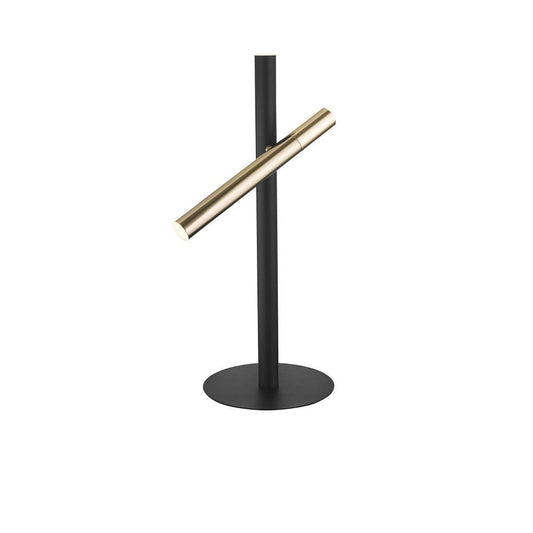 Veioza din Metal Auriu/Negru L31xH53cm Varas