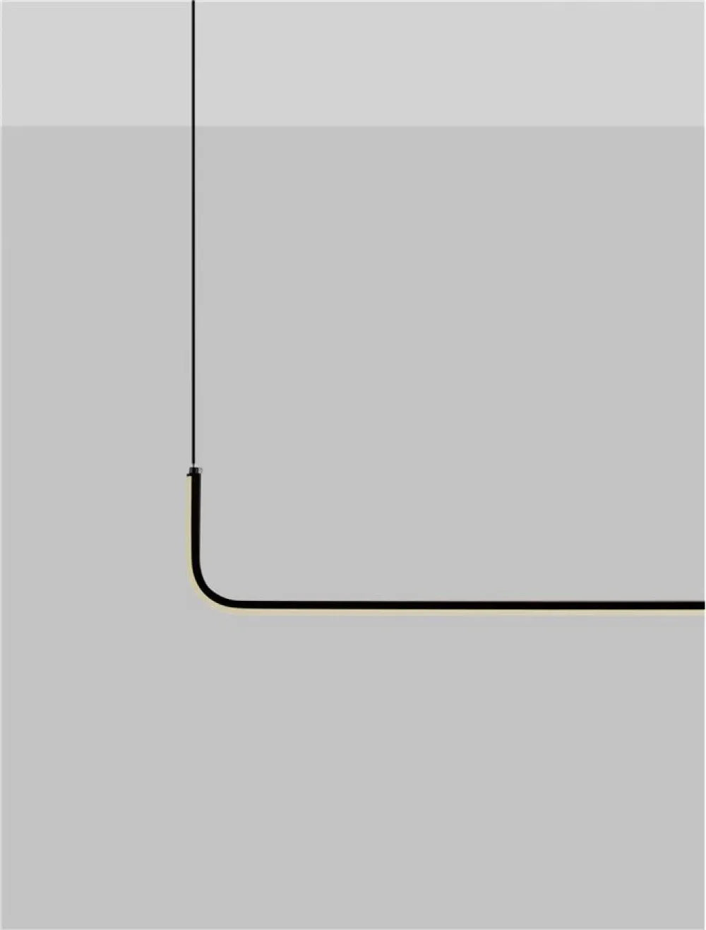 Lusta din Metal Negru L101xH150cm 20W 1062Lm 3200K IP20 STRITA