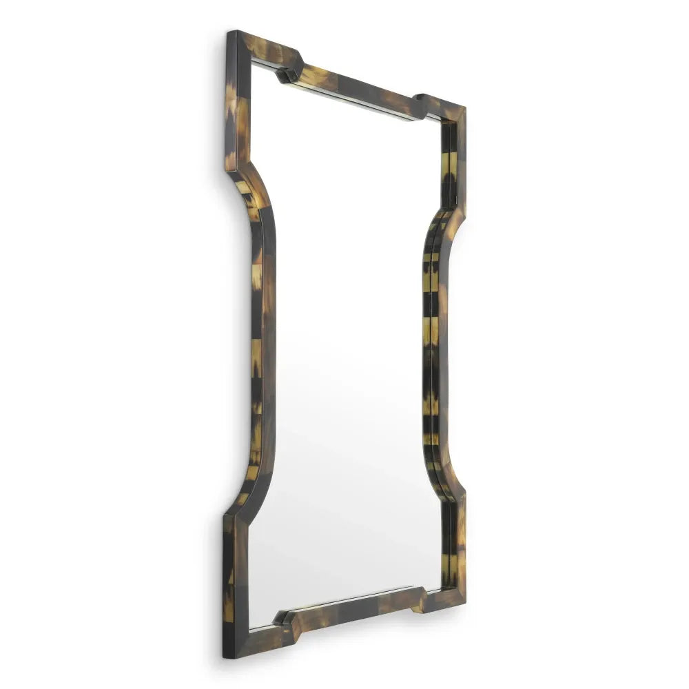 Oglinda cu rama din Corn de bivol Multicolor L94xH130cm Scalamanca Eichholtz