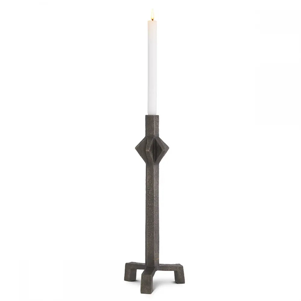 Suport lumanare din Metal Bronz L16.5xH50cm Conti L Eichholtz