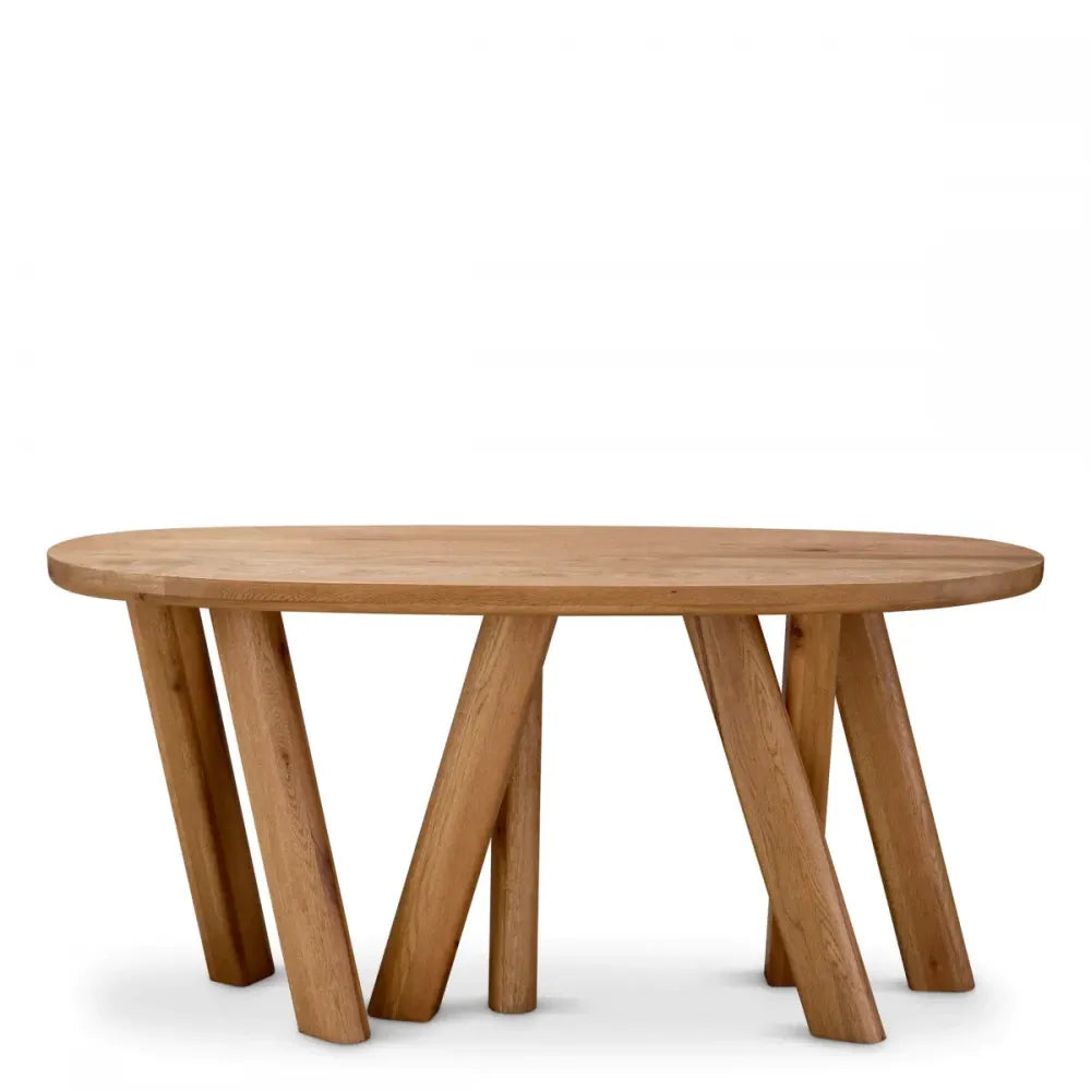 Consola din Lemn de stejar Maro L160xH76.5cm Bayshore Eichholtz