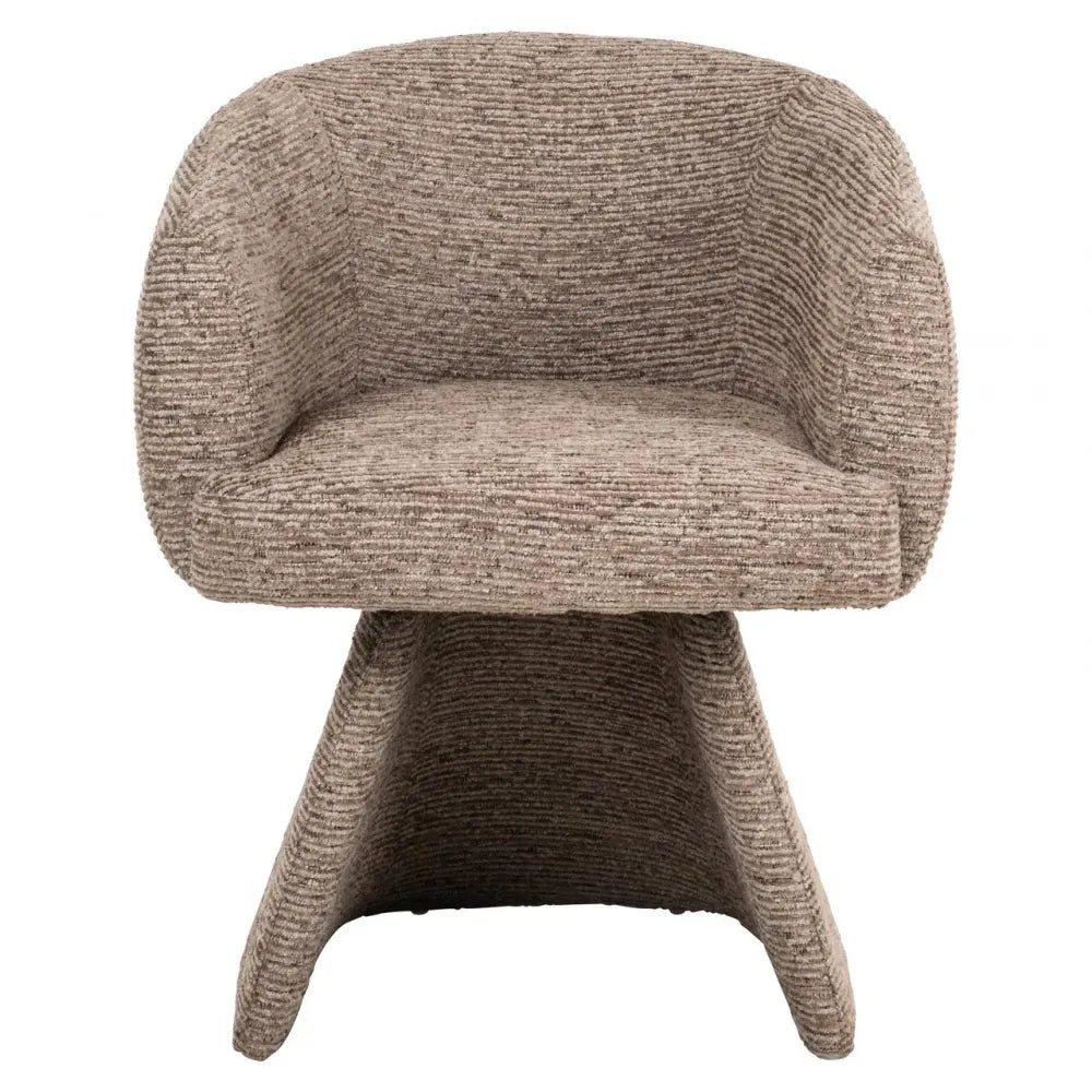 Scaun rotativ tapitat cu Stofa Maro L65xH77cm Quiriro Richmond interiors