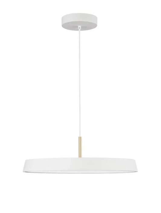 Pendul structura din Aluminiu Alb si abajur din Acrilic Alb H120xL50cm IP20 35W 2662lm 3000k VETRO