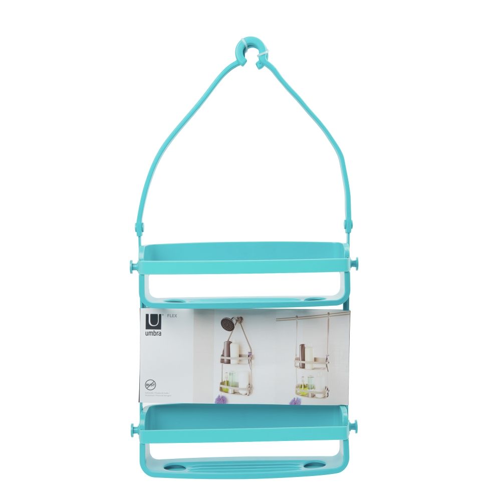 Etajera pentru baie din Polipropilena Albastru Flex H65xL31cm