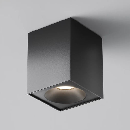Spot aplicabil din Aluminiu Negru H11.5xL9cm IP 65 GU10 50W Zoom