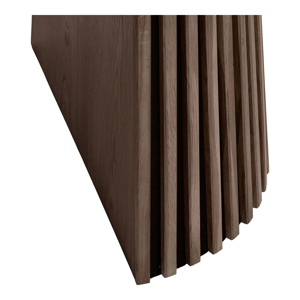 Masa extensibila din Furnir de stejar/MDF Maro inchis L120-240xH75cm Osaka