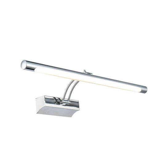 Aplica de perete reglabila din Metal Argintiu cu LED L52x20xH5cm Fino