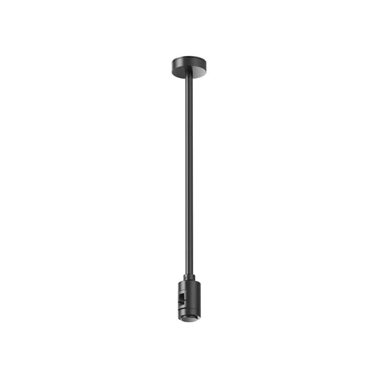 Suport mediu pe tavan cu priză de alimentare 300 mm Flarity din Aluminiu Negru H34.6xL4.5cm Flarity