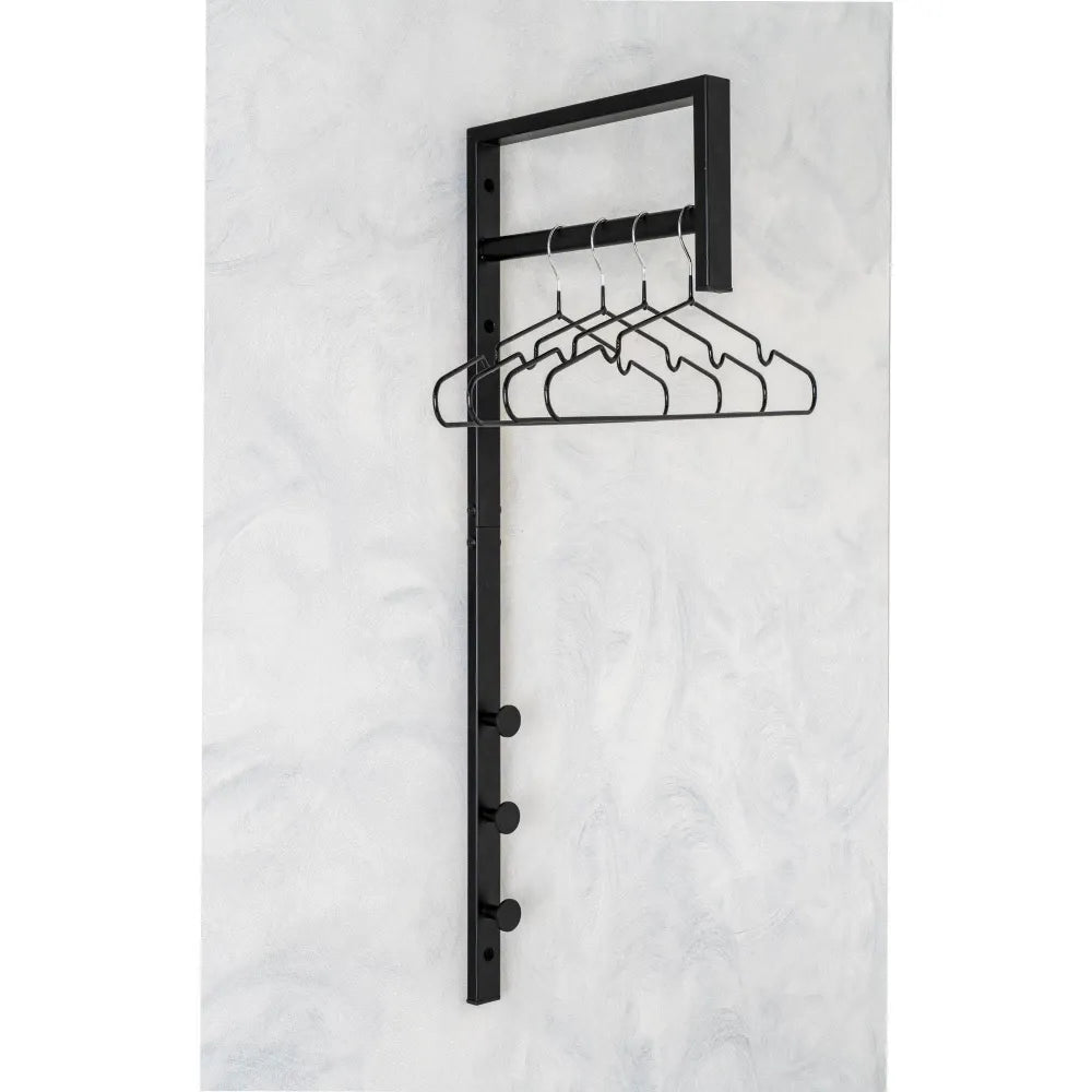 Cuier din Metal Negru L3xH82cm Trento