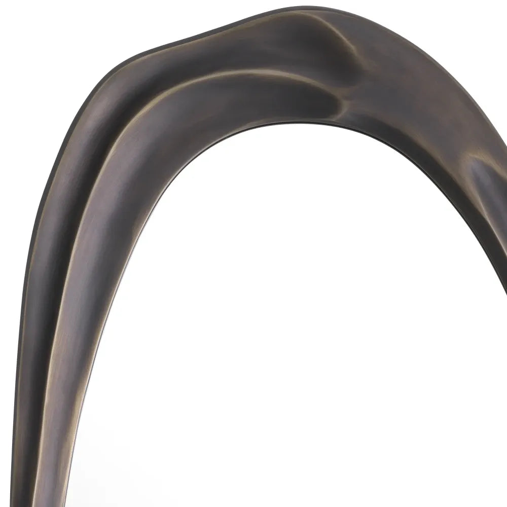 Oglinda cu rama din Metal/MDF Bronz L54xH106cm Karma M Eichholtz